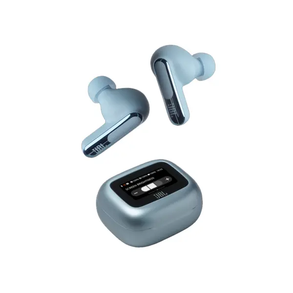 JBL Live Beam 3 NC TWS Earbuds – Color: Blue – View 2