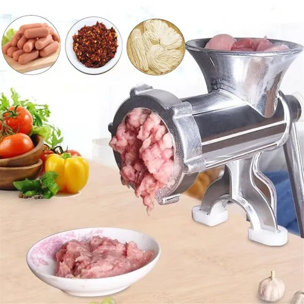 Crank Aluminum Alloy Noodle Making Gadgets Home Sausage Kitchen Tools Pasta Maker Meat Grinder Mincer – View 2