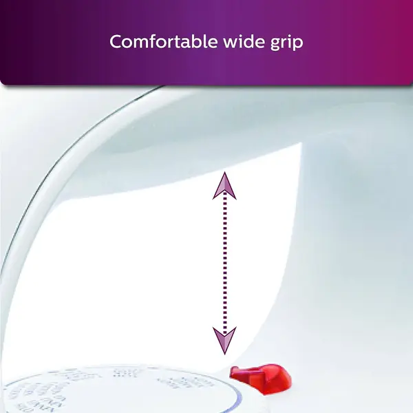 Philips HI113 Lightweight Button Groove Dry Iron – Color: White – View 4