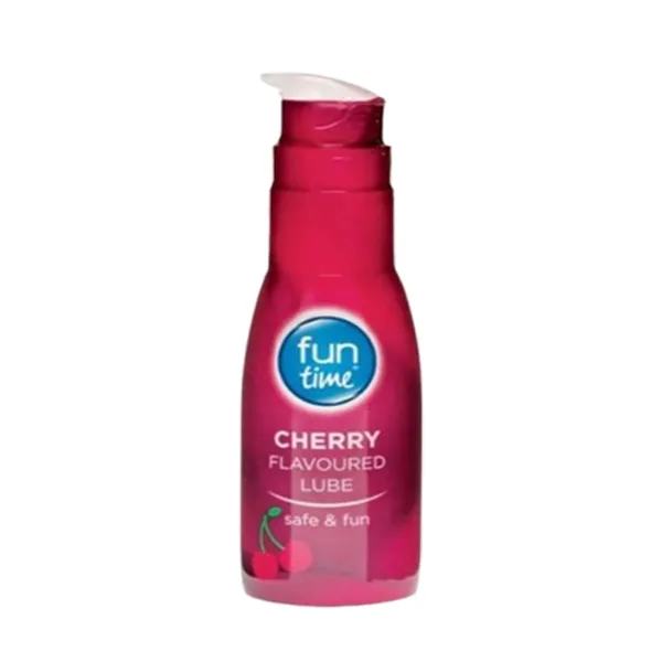 Fun Time Cherry Lubricant Water-Based Gel 75ml – Smooth – View 1