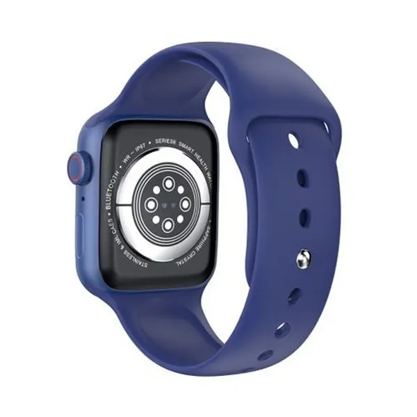 HW22 Plus 2.5D Curved Smartwatch – Color: Blue – View 3