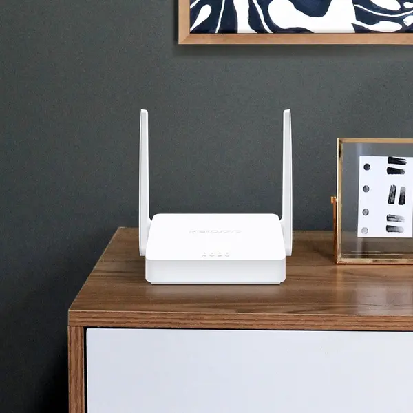 Mercusys MW302R Ethernet Single Band Wireless Router (White) – View 3