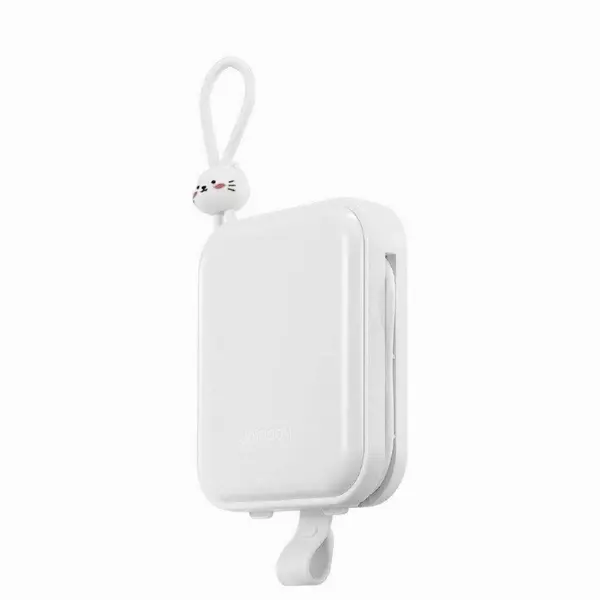 JOYROOM JR-L008 Cutie Series Kickstand LED indicator Power Bank  – Color: White – View 2
