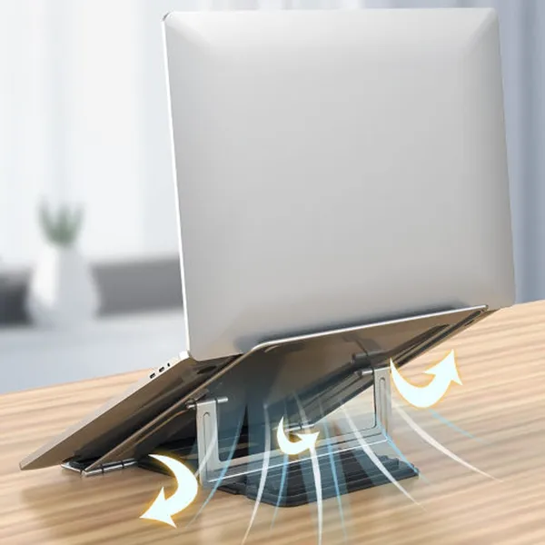Awei X30 Foldable 4-gear height adjustable Laptop Stand Holder – View 3