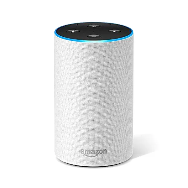 Amazon Echo 2 Built-in Speakers Smart Speaker with Alexa – Color: White – View 1