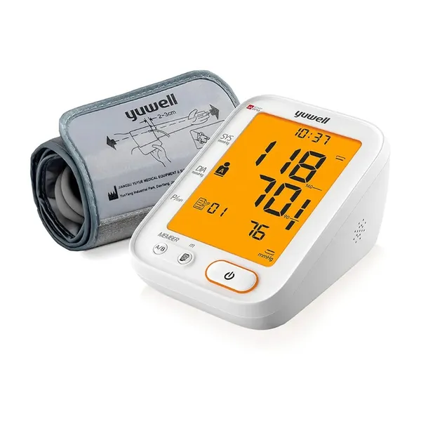 Yuwell YE680B Digital LCD screen Blood Pressure Monitor – View 2