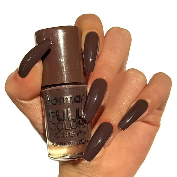 Flormar Full Color Light Weight Nail Enamel Tropic Brown FC44 Nail Polish – View 4