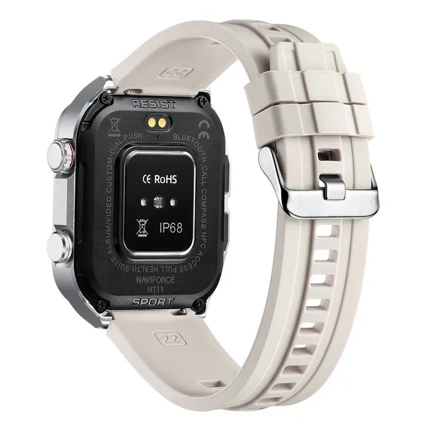 Naviforce NT11 IP68 Waterproof Sport Smart Watch – Color: Gray – View 3