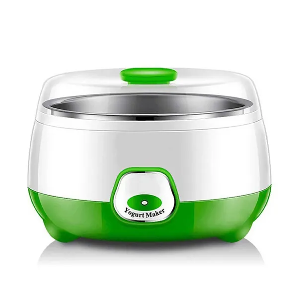 Automatic High-quality Stainless Steel Yogurt Maker 1 Litter – Color: Green – View 2
