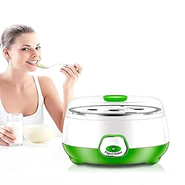 Automatic High-quality Stainless Steel Yogurt Maker 1 Litter – Color: Green – View 3