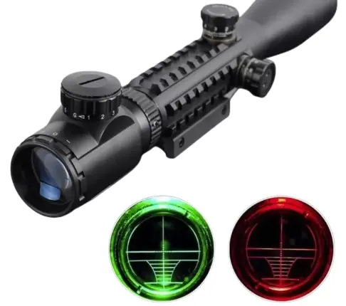 Bushnell 3-9x40 Full Metal Banner Dusk & Dawn Rifle Scope with Illuminated Reticle & Tactical Rails – View 2