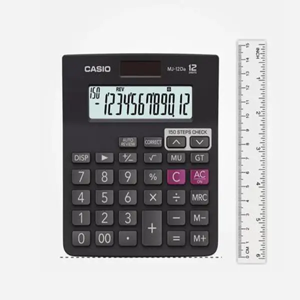 Casio MJ-12DA Check and Correct Desktop Calculator – View 3