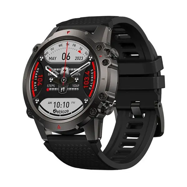 Zeblaze Vibe 7 Lite Bluetooth Calling Smartwatch – Color: Black – View 1
