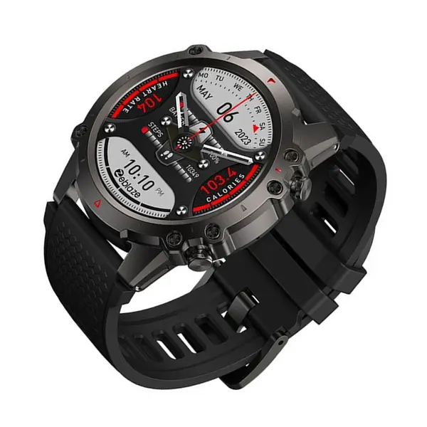 Zeblaze Vibe 7 Lite Bluetooth Calling Smartwatch – Color: Black – View 3