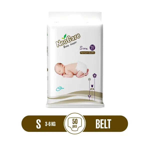 Neocare Wonder Wetness Indicator Belt System Baby Diaper – Quantity: 50 pcs – View 1