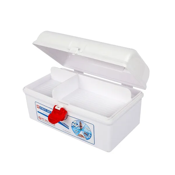 Getwell First Aid Storage Box for Comprehensive Emergency Medical Supplies – View 2