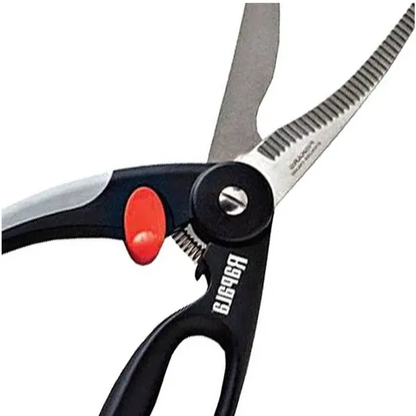 High Quality Fish Cutting Kitchen Scissor Black Vegetable Cutter – View 3