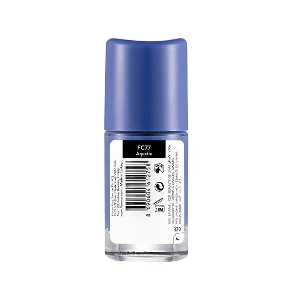 Flormar Full Color Beautiful Nail Enamel FC77 Aquatic Nail Polish – View 4