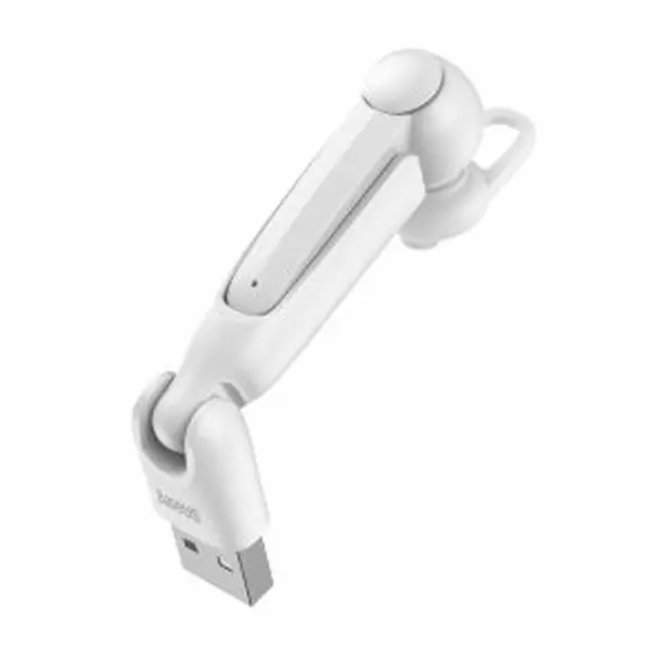 Baseus NGA05 A05 Encok USB Vehicle-mounted Bluetooth Earbuds – Color: White – View 2