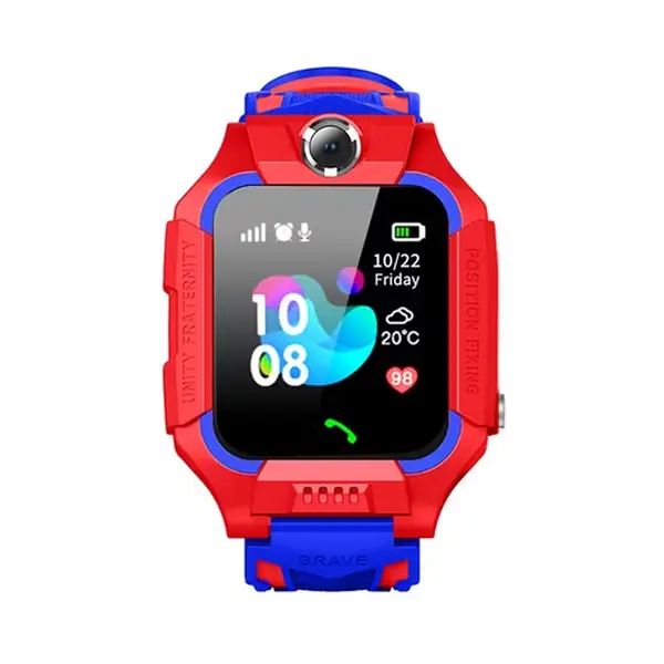 Q19 Children Smartwatch With GPS – Color: Red – View 2