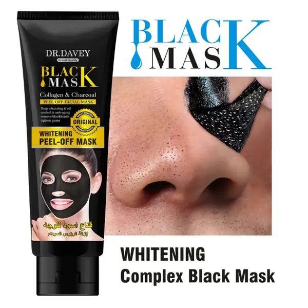 Dr. Davey Black Peel Off Collagen & Charcoal Face Mask – View 2