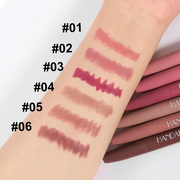 Handaiyan Lightweight and comfortable on the lips Velvet Lip Liner Crayon Set –6 Pcs – View 3