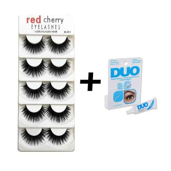 False Eyelashes Natural Long Eyelashes Extension Makeup Professional Faux 5 Pair – View 2