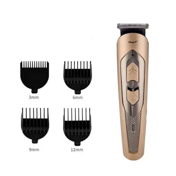 Kemei KM-756 Rechargeable Trimmer and Clipper For Men – Color: Gold – View 3