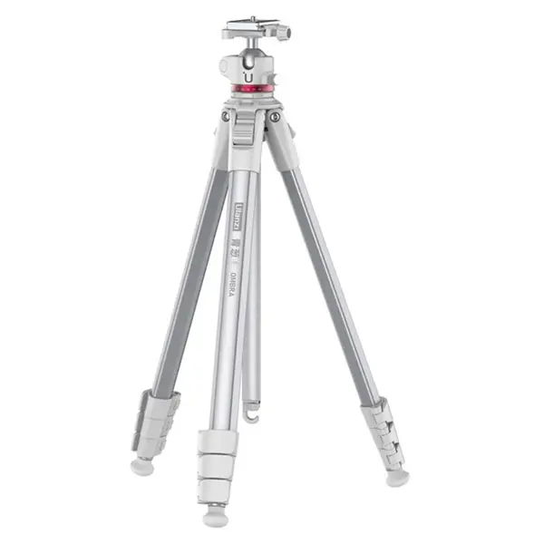 Ulanzi MT-55 Ombra Travel 360 Degree Rotatable Ball Head 8kg Load Capacity Tripod – Color: White – View 3