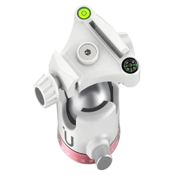 Ulanzi MT-55 Ombra Travel 360 Degree Rotatable Ball Head 8kg Load Capacity Tripod – Color: White – View 2