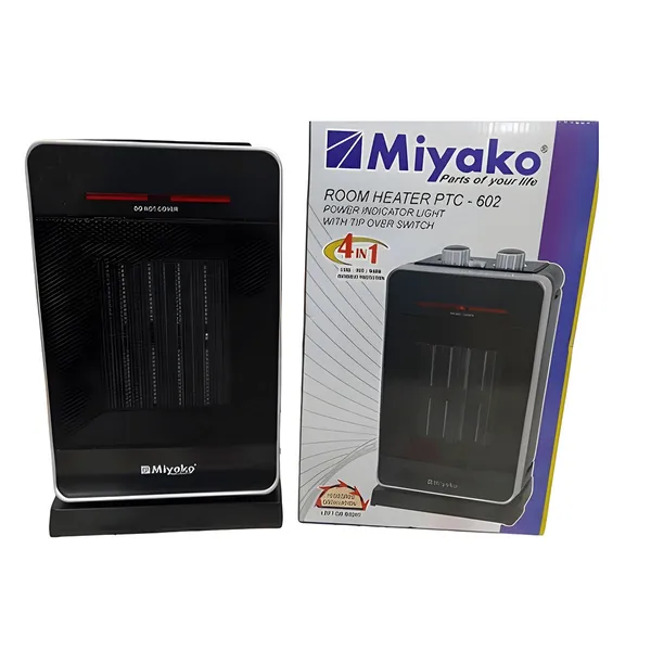 Miyako PTC-602 1500W PTC Ceramic Room Heater – View 4