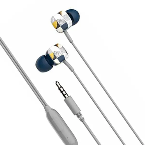Havit E58P 3.5mm Colorful Wired Earphone – Color: Gray – View 2