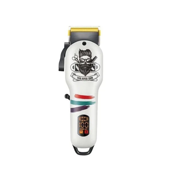 VGR V-699 Salon Series Professional Hair Trimmer – Color: White – View 2