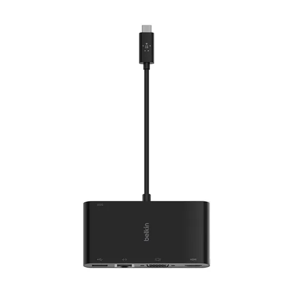 Belkin AVC004BTBK Multiport 5-in-1 100W Type-C Hub – View 3