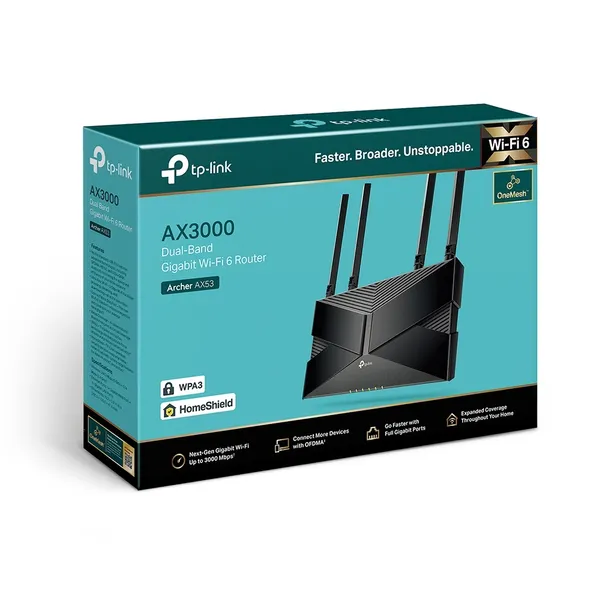 TP-Link Archer AX53 AX3000 Dual Band Gigabit Wi-Fi Router – View 4