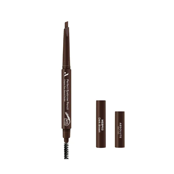 Absolute New York Perfect Eyebrow Pencil Dark Brown – View 2
