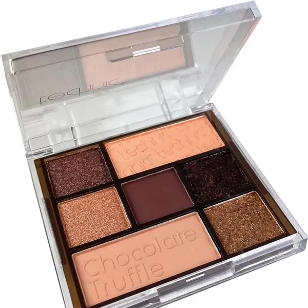 Technic Pressed Pigment Palette 7 Chocolate Color Eyeshadow Truffle – View 2