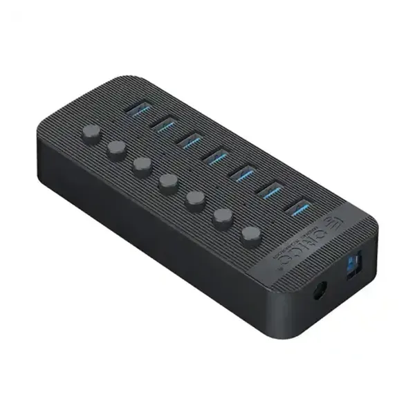 ORICO CT2U3-7AB 7-Port USB3.0 Hub with Individual Switches – View 3