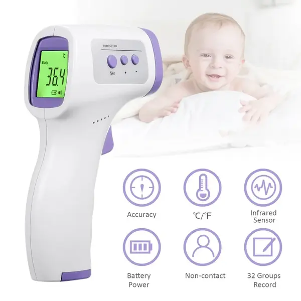 Kogeek Non-contact Body Skin Infrared Digital Smart LCD Thermometers – View 2
