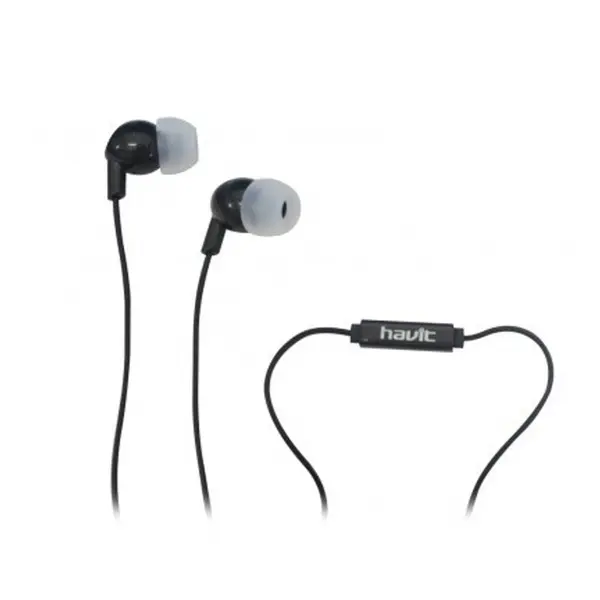  Havit HV-E86P Hi-Fi 3.5mm Wired Earphone – Color: Black – View 3