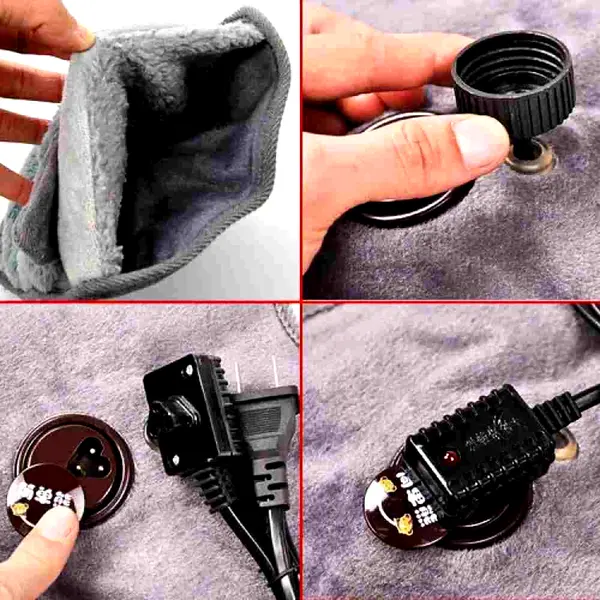 Electric Hot Water Bag Instant Warmth & Pain Relief Multicolor – View 5