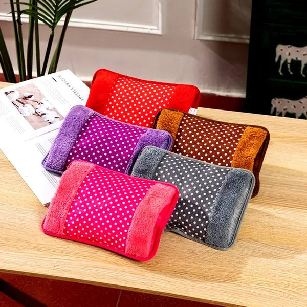 Electric Hot Water Bag Instant Warmth & Pain Relief Multicolor – View 3