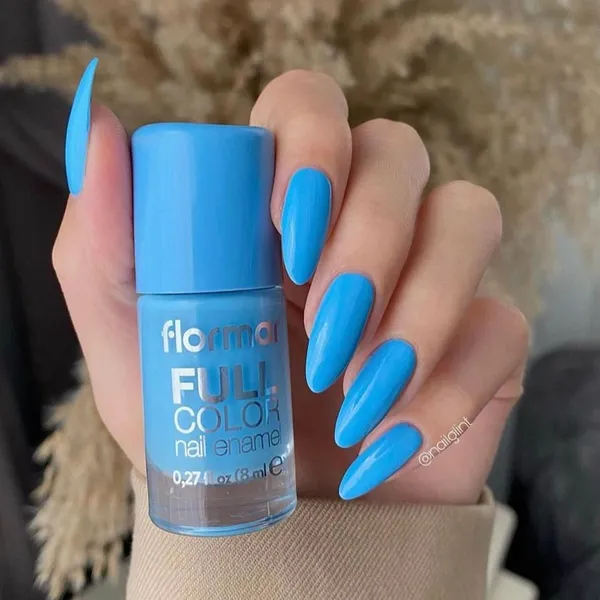 Flormar Full Color Nail Enamel FC49 Clear Sky Nail Polish – View 3