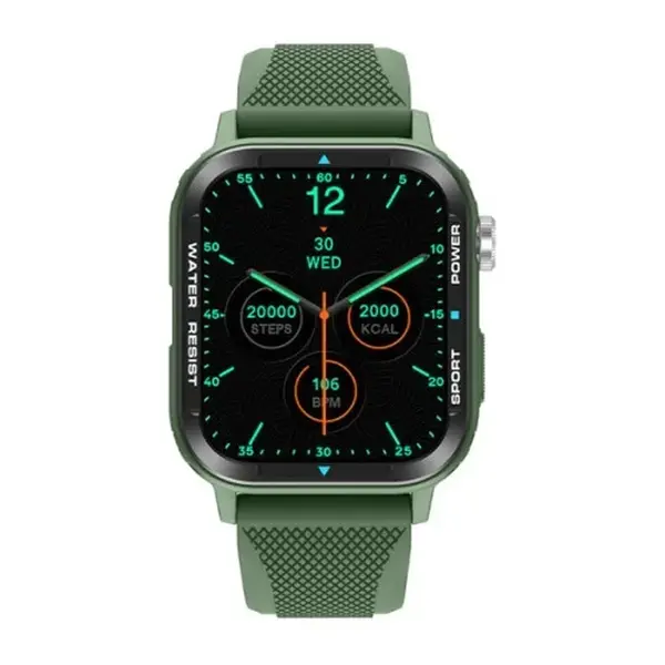 COLMI M41 Bluetooth Calling Smart Watch – Color: Green – View 2