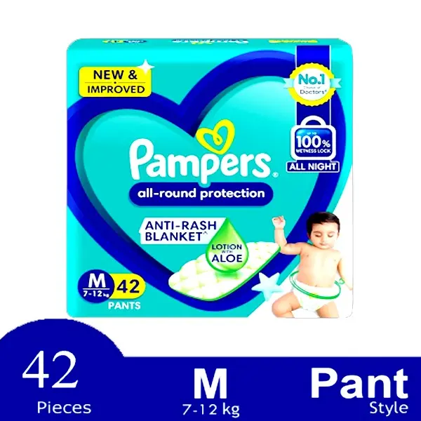 Pampers Flexible Waistband Pants System Baby Diaper – Quantity: 42 pcs – View 2