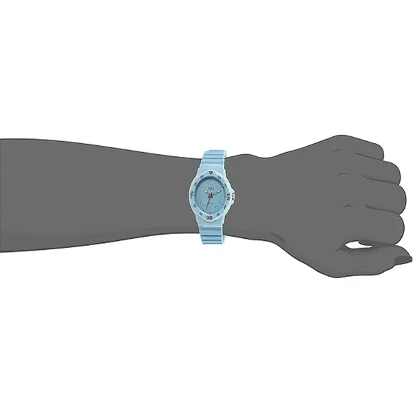 Q&Q VR19J015Y Analog Style Water Resistant Silicone Strap Kid's Watch – View 2