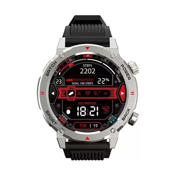  Imilab Imiki D2 1.43-inch AMOLED Bluetooth Calling Smart Watch – Color: Silver – View 2