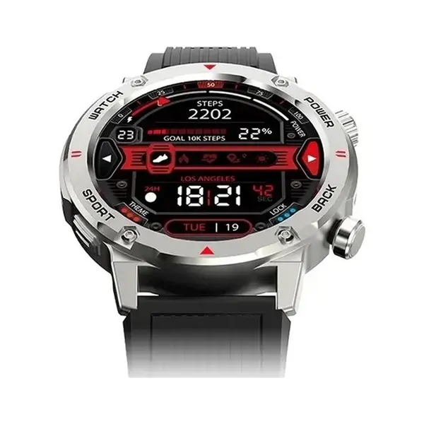  Imilab Imiki D2 1.43-inch AMOLED Bluetooth Calling Smart Watch – Color: Silver – View 3