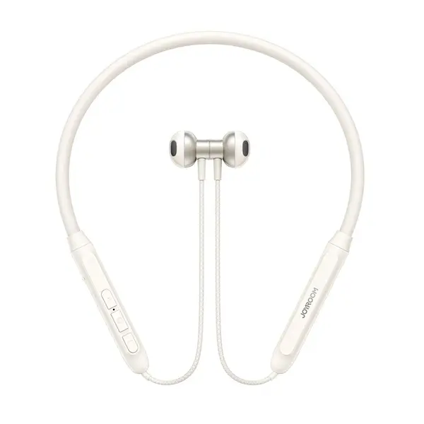 Joyroom JR-D8 Wireless Neckband Headphones – Color: White – View 1