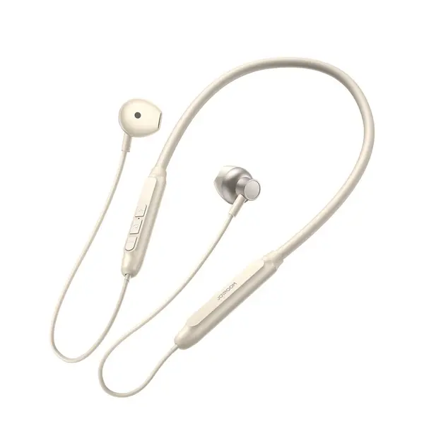 Joyroom JR-D8 Wireless Neckband Headphones – Color: White – View 3